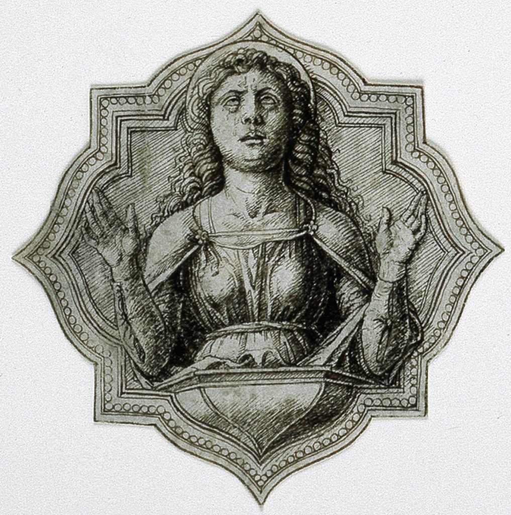 Vierpaß mit Maria Magdalena