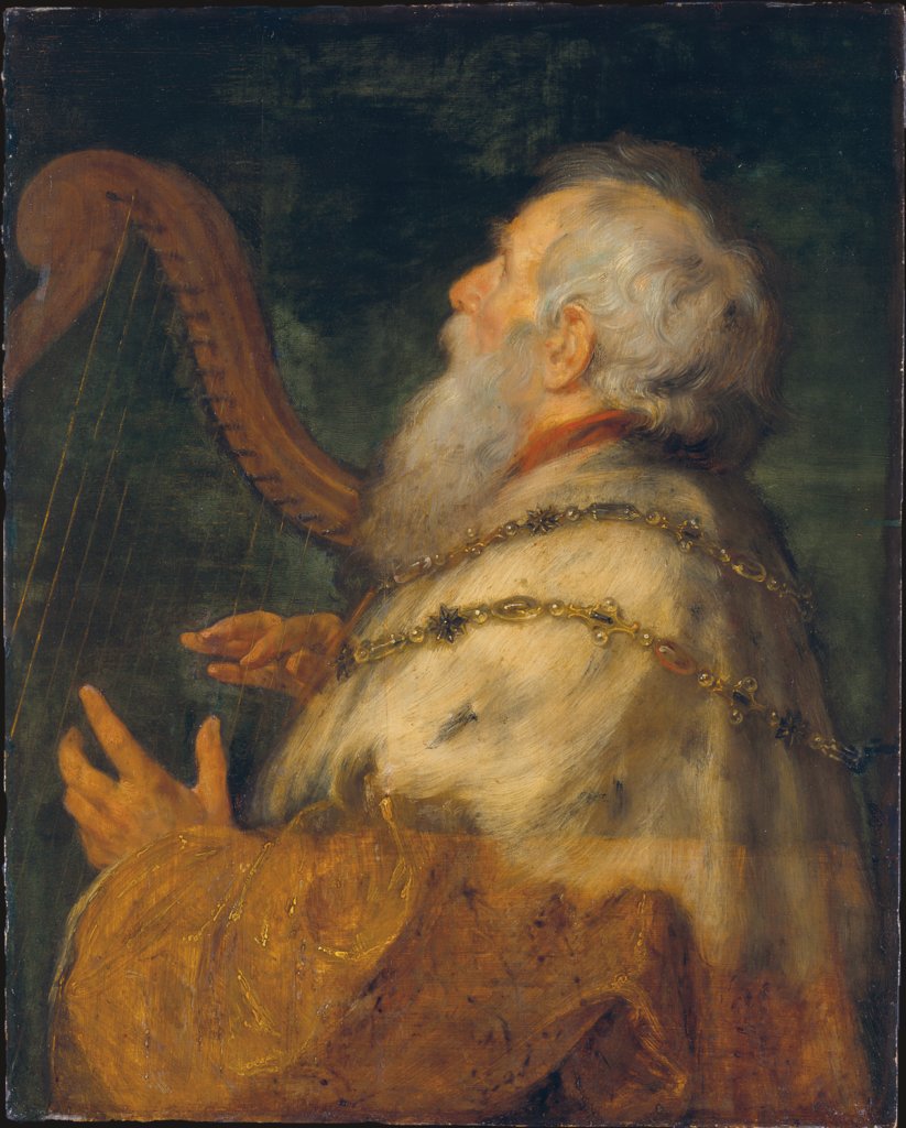 King David Playing the Harp - Digital Collection