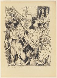 Max Beckmann, Die Straße, 1919