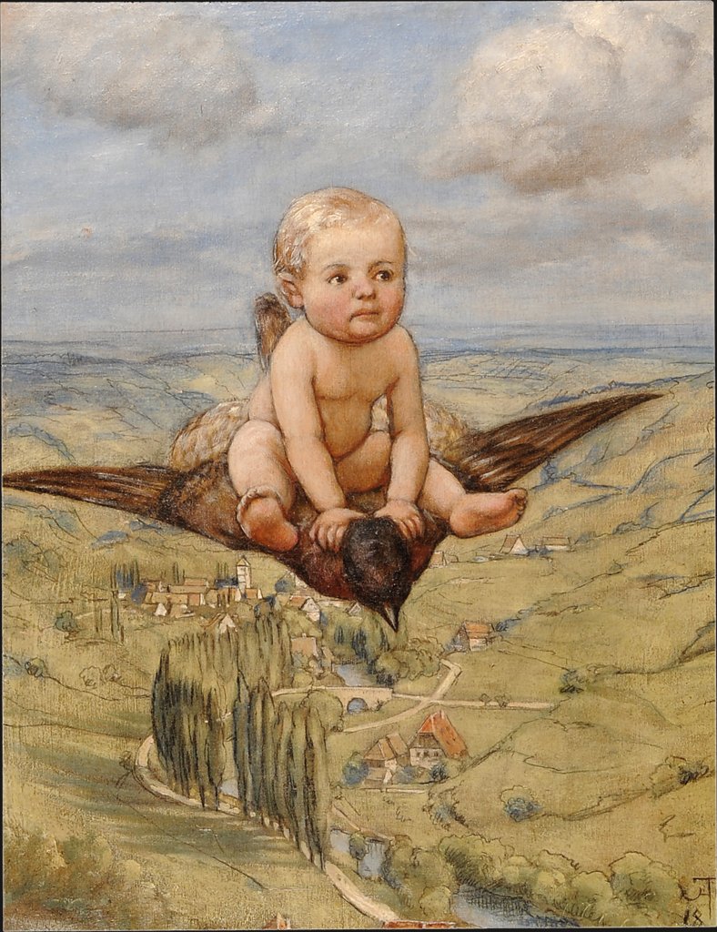 Ritt auf dem Vogel