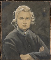 Ottilie W. Roederstein, Selbstbildnis mit verschränkten Armen, 1926