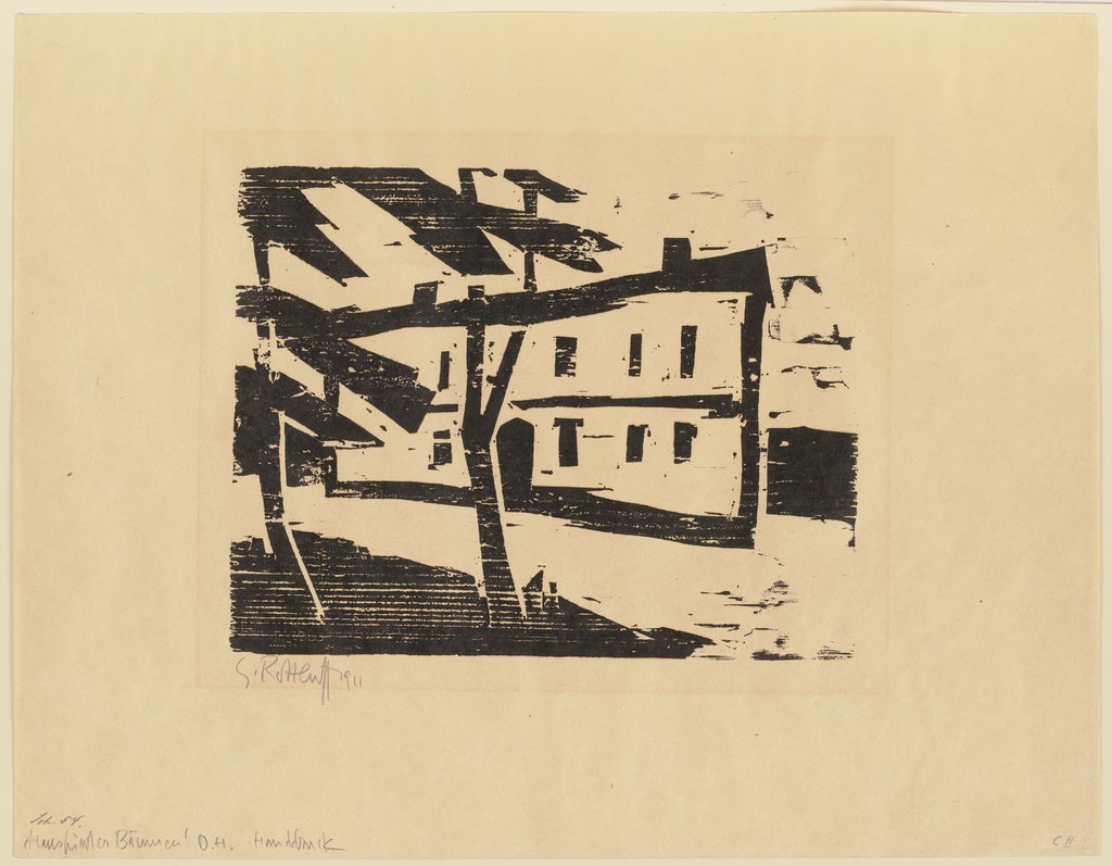 Haus hinter Bäumen