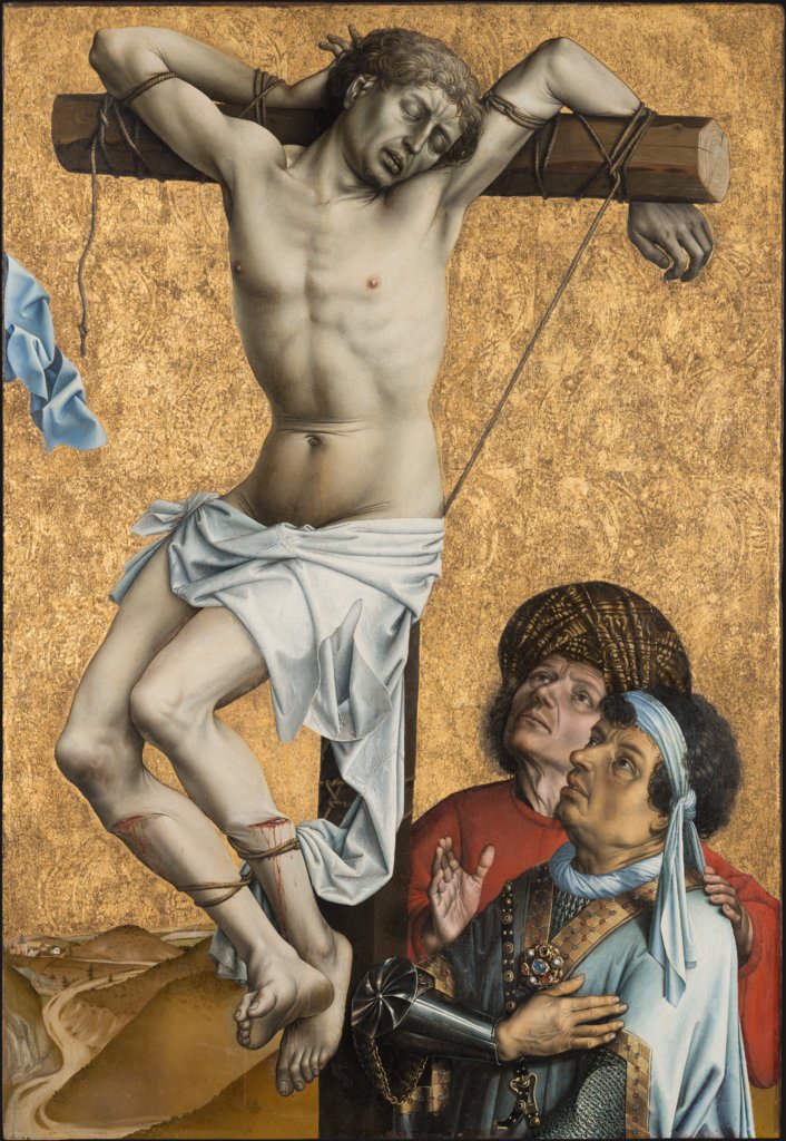 The Bad Thief to the Left of Christ; former exterior wing of the