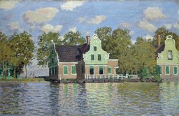 Claude Monet, Häuser am Ufer der Zaan, 1871 – 1872