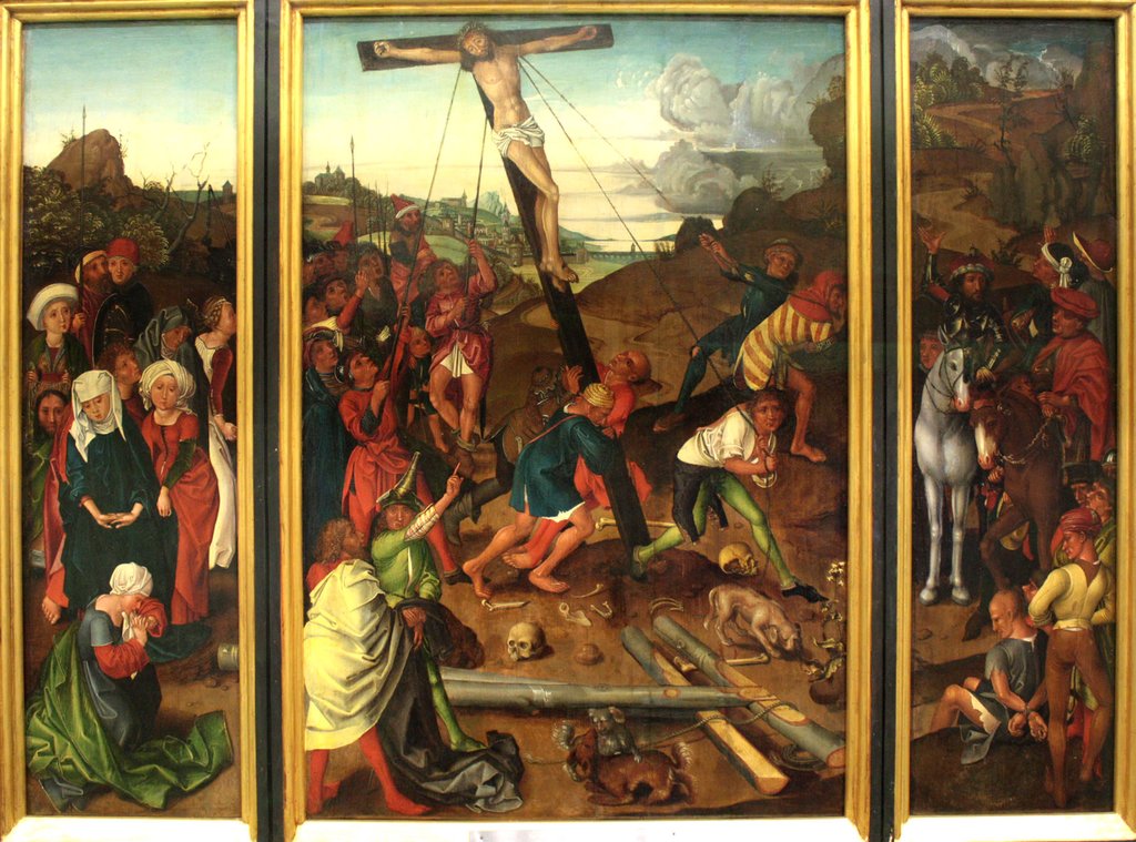 The Bad Thief to the Left of Christ; former exterior wing of the