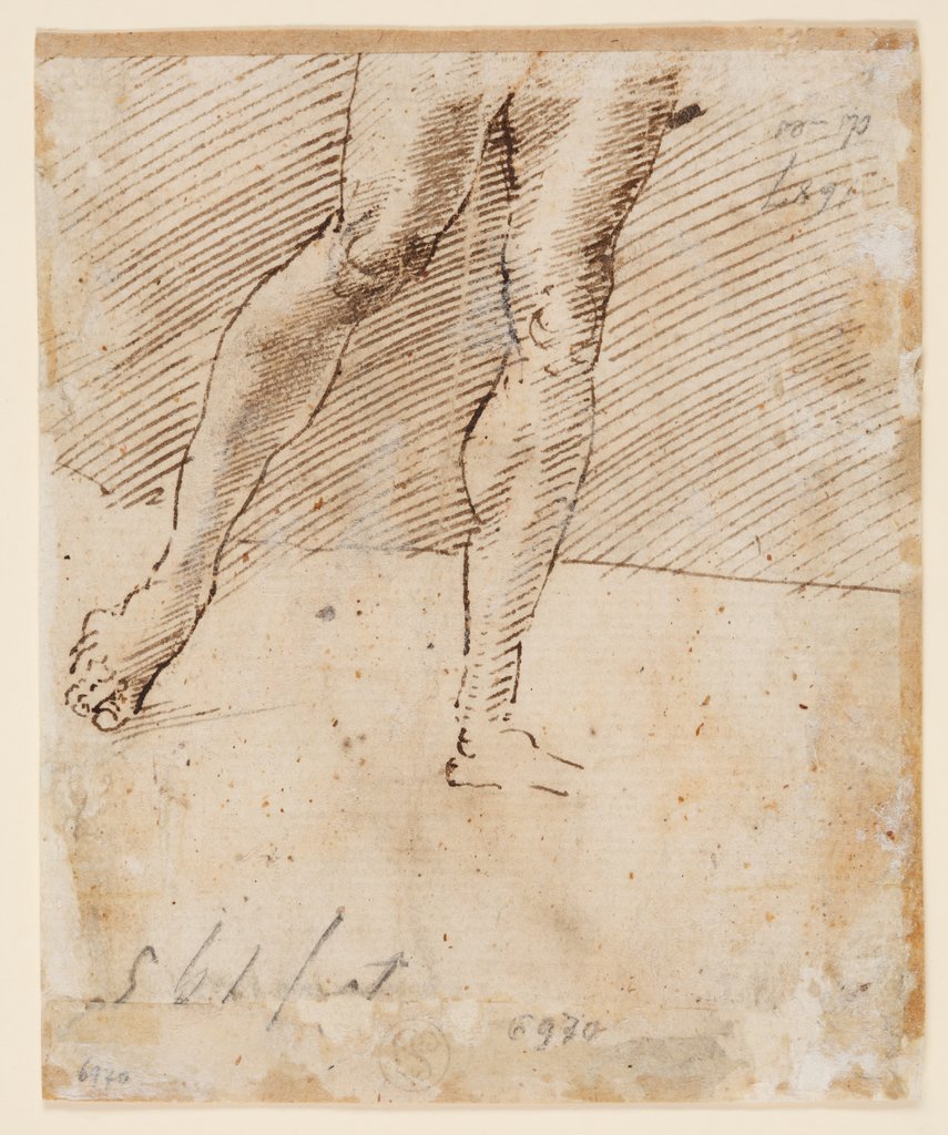 Beine eines stehenden Mannes (Fragment)