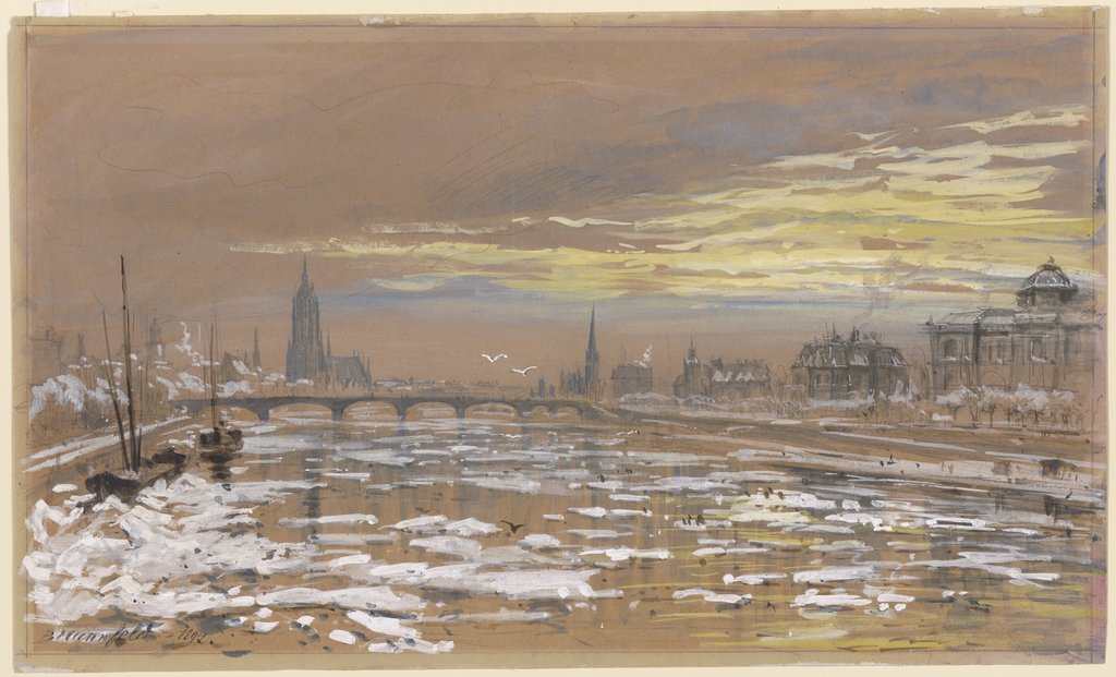Frankfurt am Main im Winter