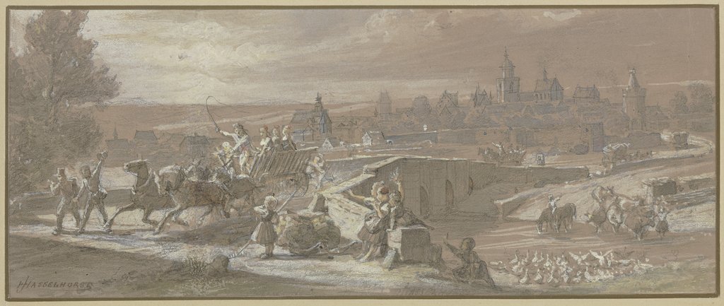 Blick auf Alsfeld von der Hersfelder Brücke