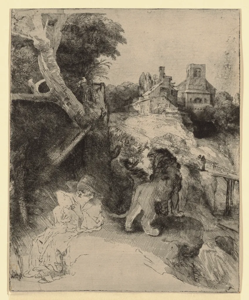 Der Heilige Hieronymus in italienischer Landschaft