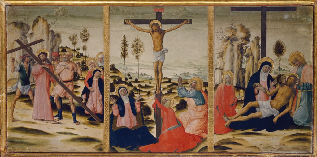 The Bad Thief to the Left of Christ; former exterior wing of the