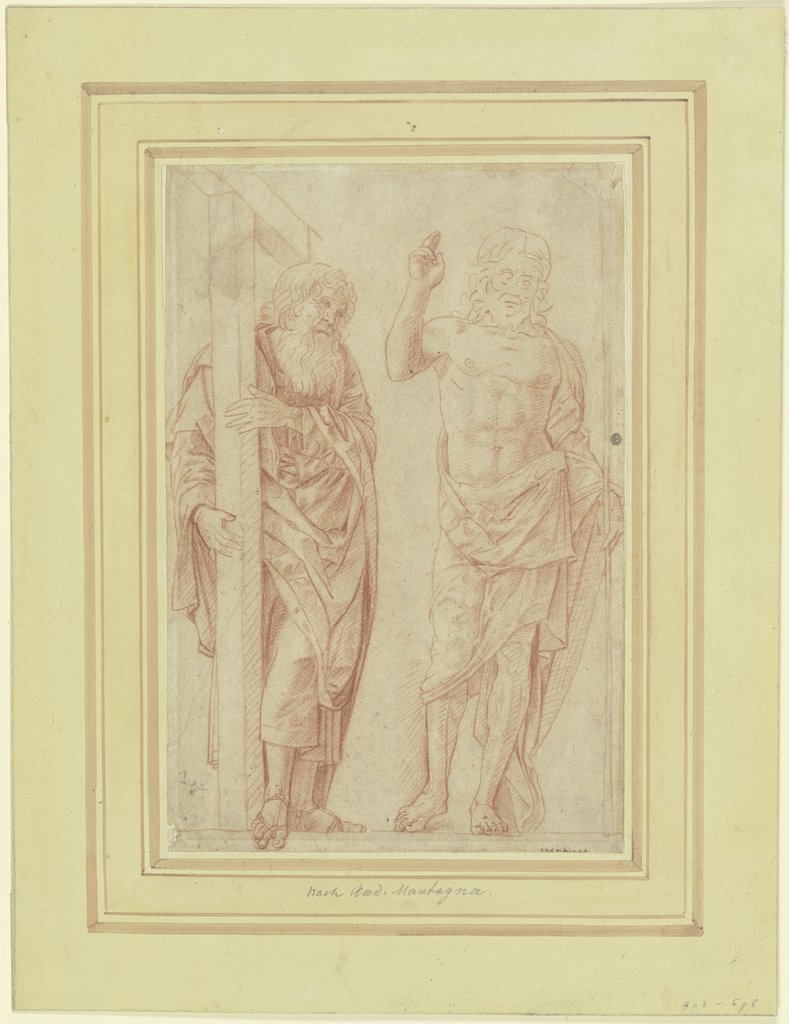 Der auferstandene Christus mit dem Heiligen Andreas