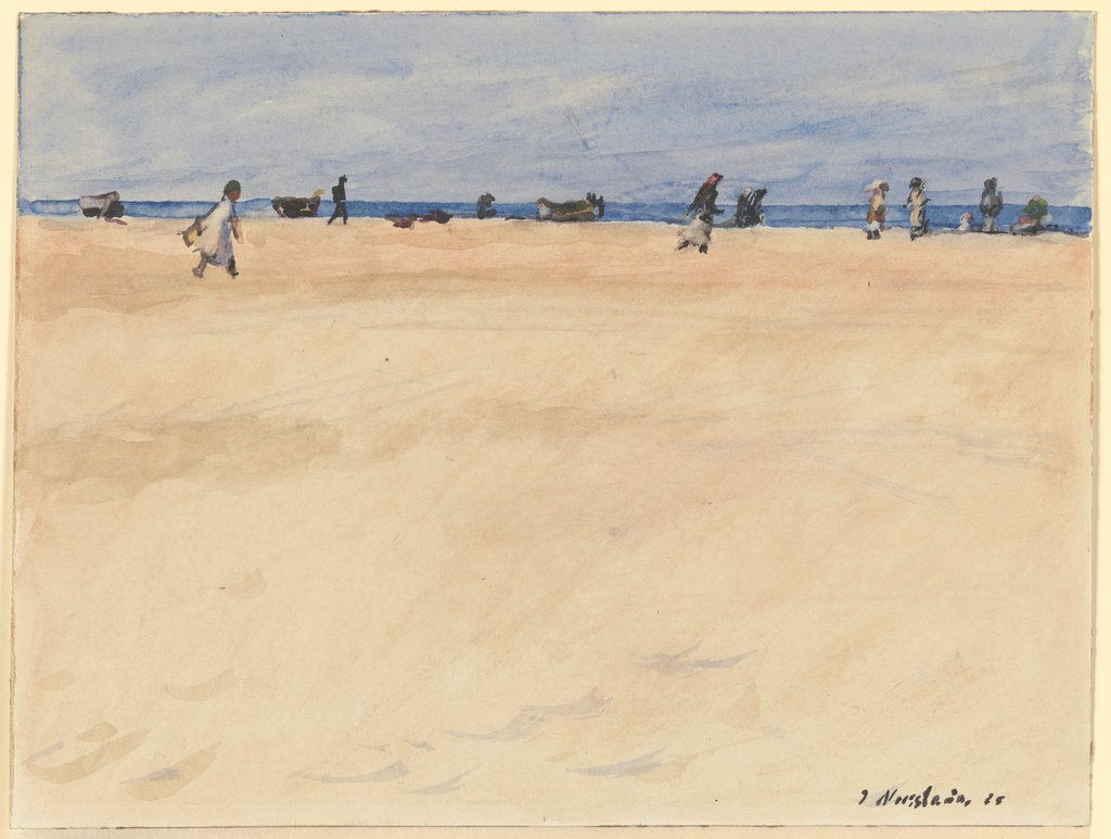 Am Strand von Port Said