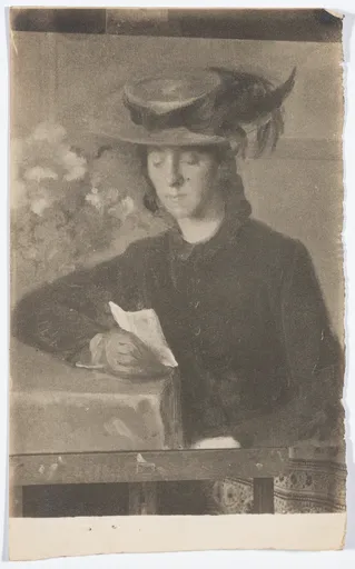 Ottilie W. Roederstein, Der Brief, Gemälde, 1908