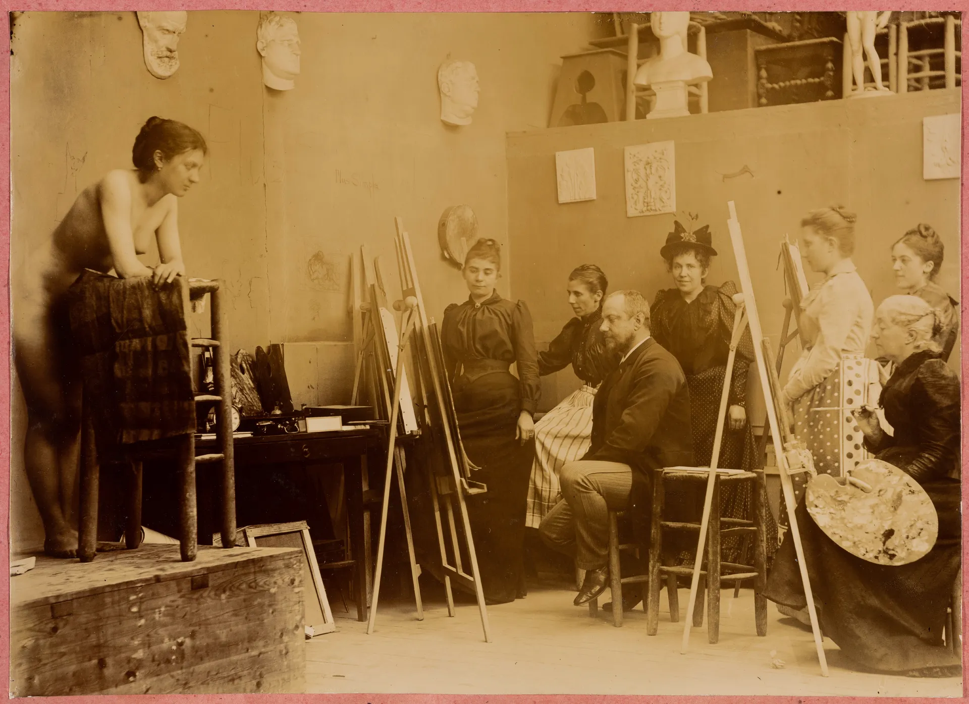 Damenatelier von Raphaël Collin an der Akademie Vitti, Paris