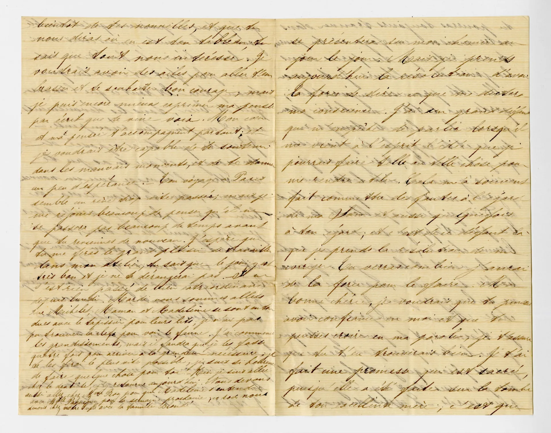 Brief von Jeanne Smith an Ottilie W. Roederstein, 2. März 1893