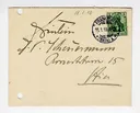 Brief von Ottilie W. Roederstein an Julia Virginia Scheuermann, 11. Januar 1910