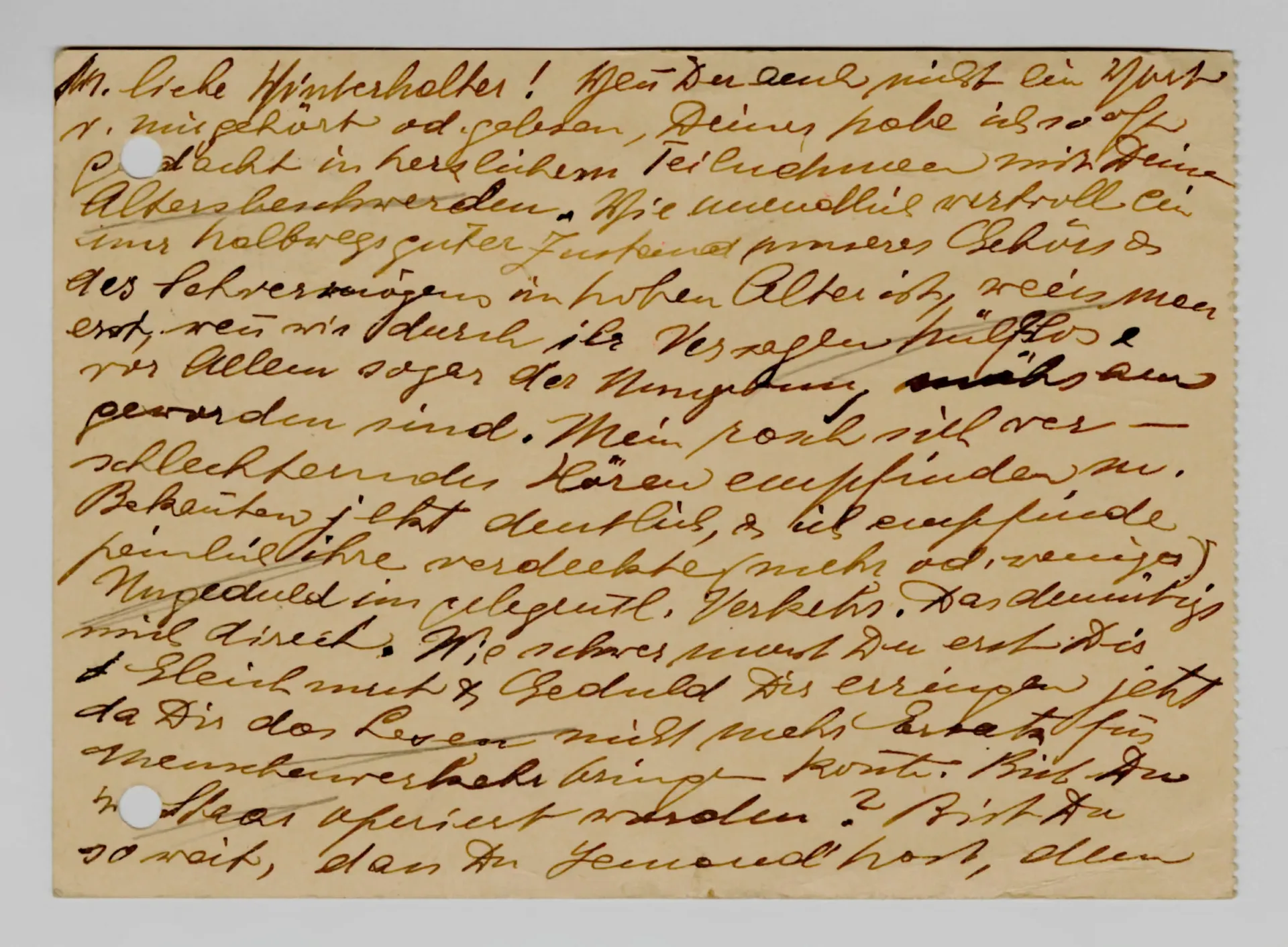 Postkarte von Martha Sommer an Elisabeth H. Winterhalter, 6. Juli 1942