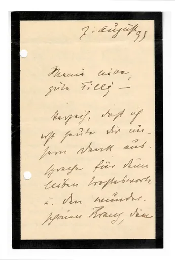 Brief von Anny Stebler-Hopf an Ottilie W. Roedertsein, 7. August 1895