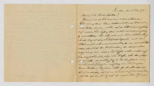 Brief von Martha Sommer an Elisabeth H. Winterhalter, 1. Dezember 1937