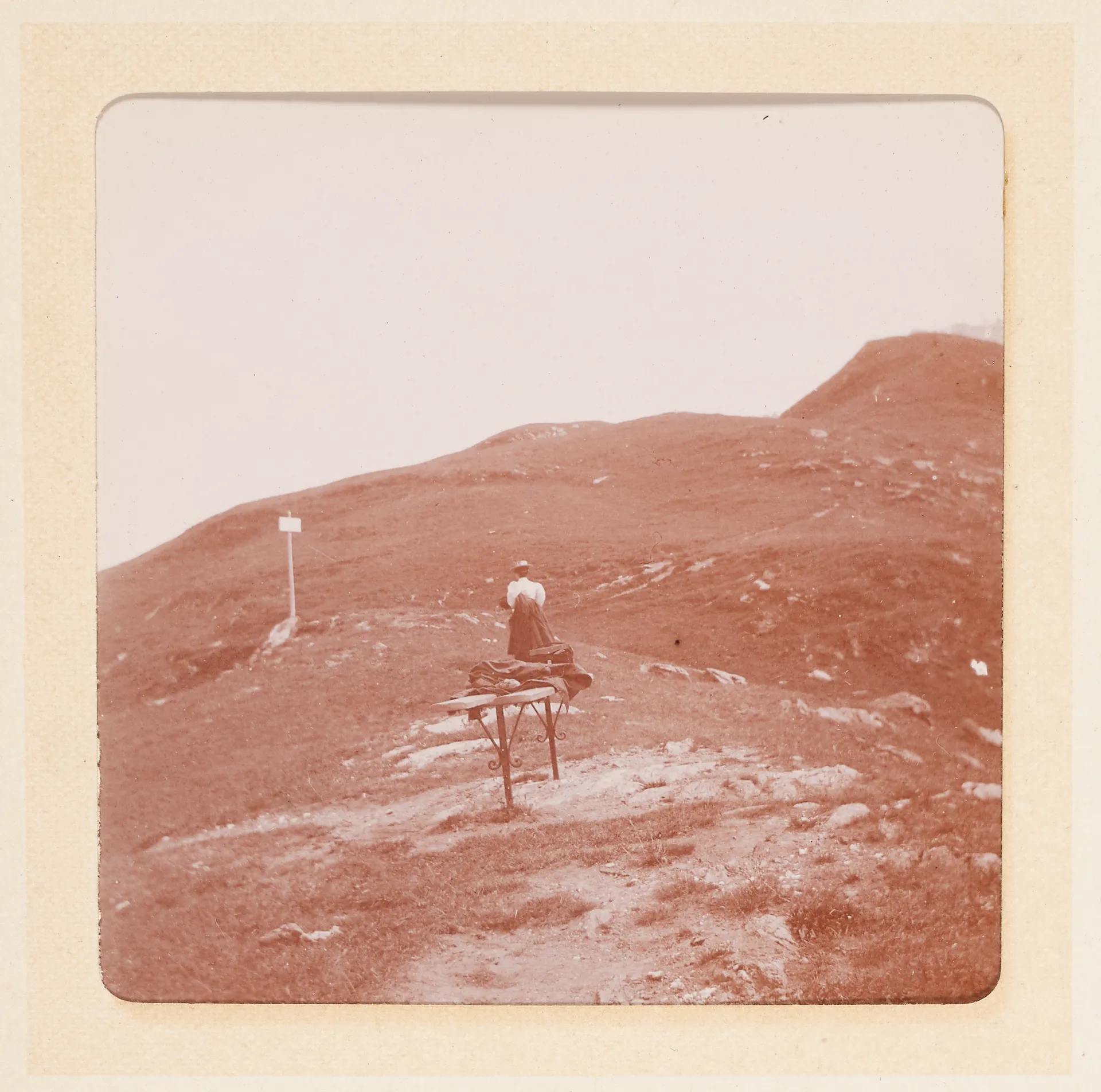 Elisabeth H. Winterhalter in den Schweizer Bergen