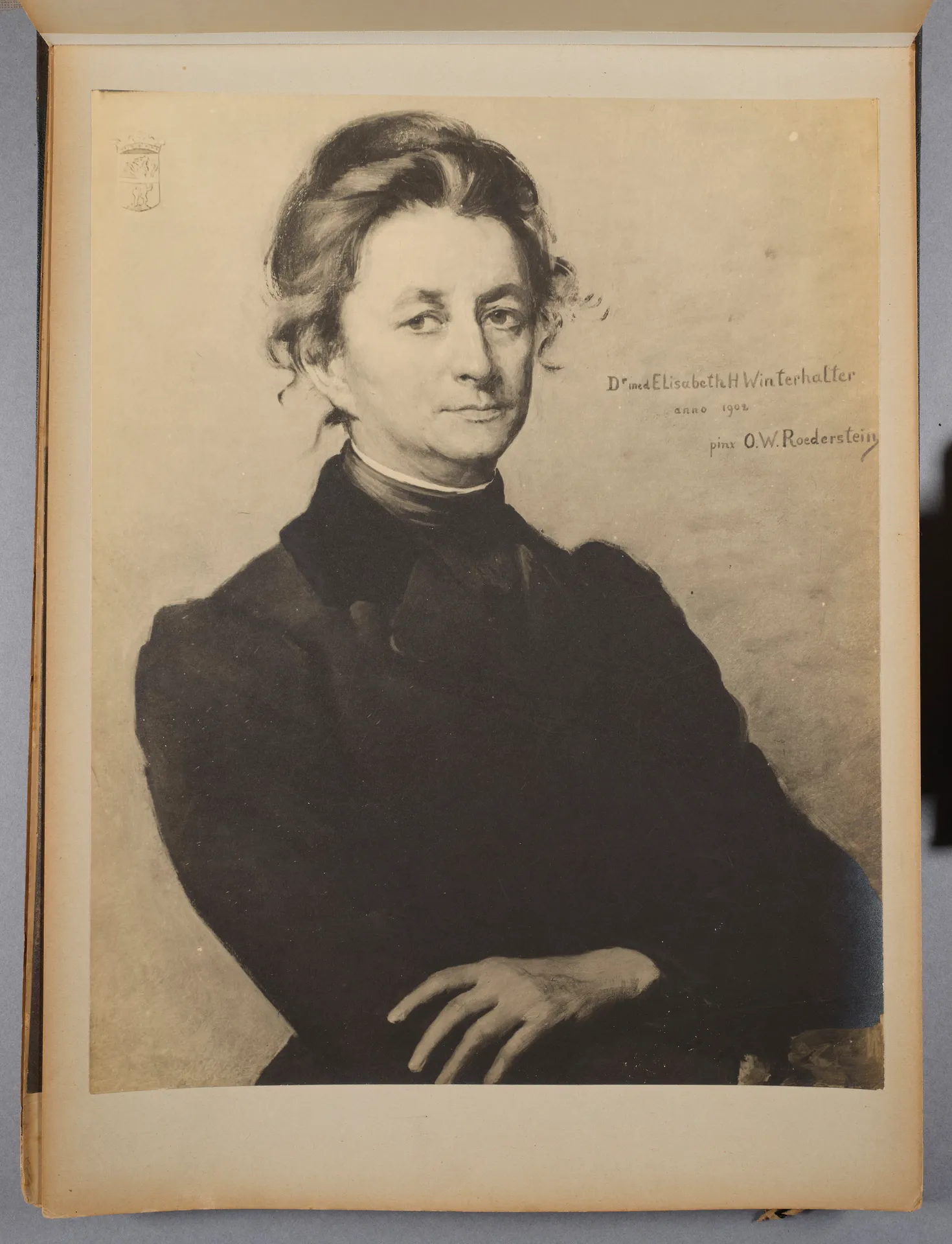 Ottilie W. Roederstein, Bildnis Dr. Elisabeth H. Winterhalter, Gemälde, 1902