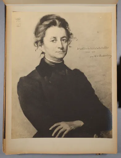 Ottilie W. Roederstein, Bildnis Dr. Elisabeth H. Winterhalter, Gemälde, 1902
