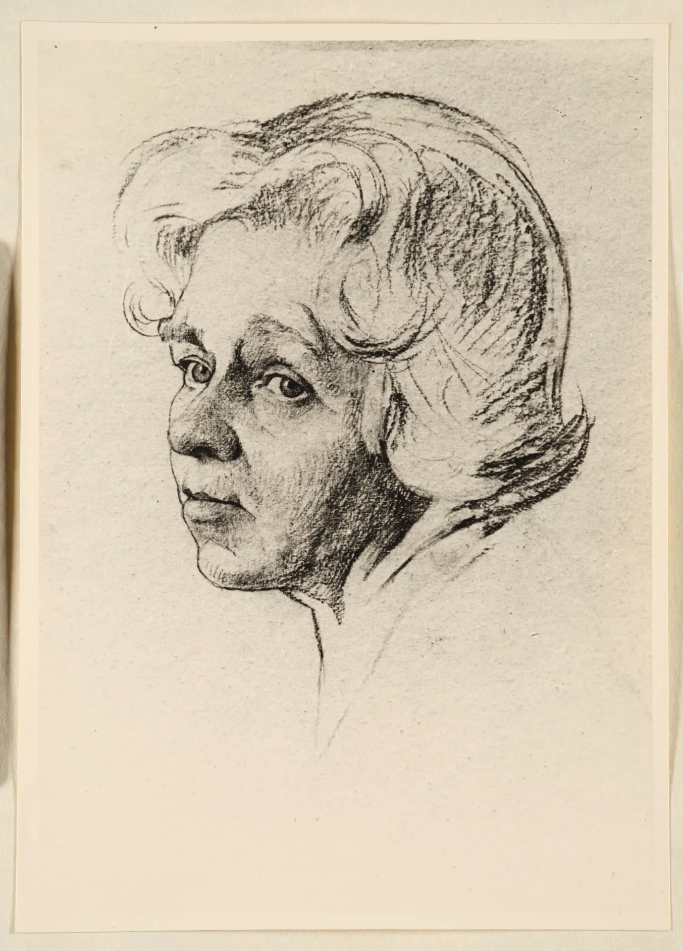 Ottilie W. Roederstein, Martha Sommer, Zeichnung, um 1926