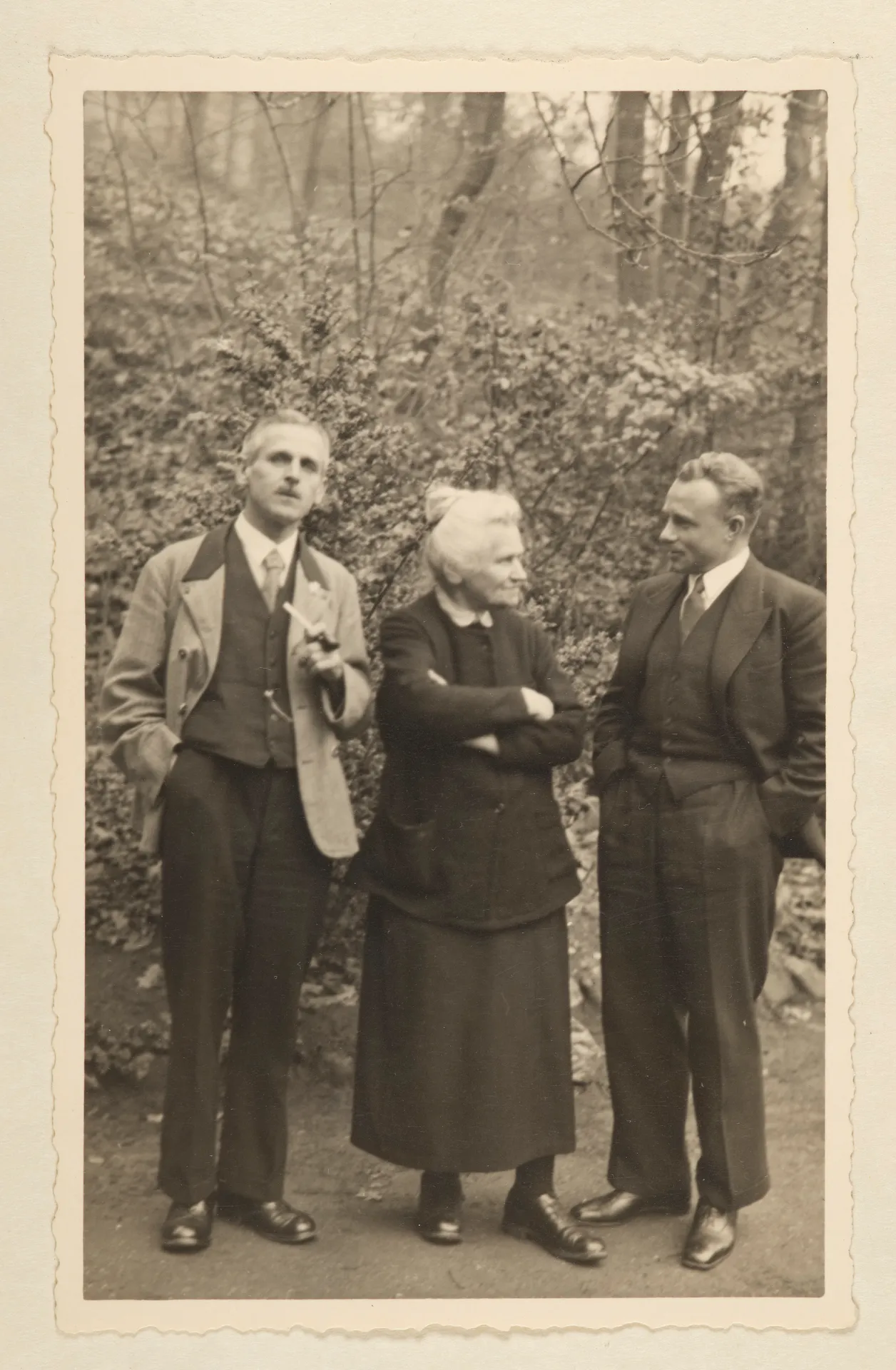 Hermann Jughenn, Ottilie W. Roederstein und Willy Merkl, Hofheim am Taunus