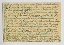 Postkarte von Ottilie W. Roederstein an Elisabeth H. Winterhalter, 13. Oktober 1937
