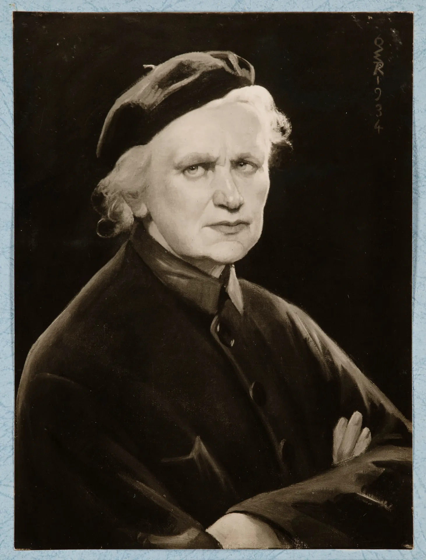 Ottilie W. Roederstein, Selbstbildnis mit Baskenmütze, Gemälde, 1934