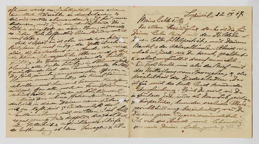 Brief von Martha Sommer an Ottilie W. Roederstein, 22. April 1937