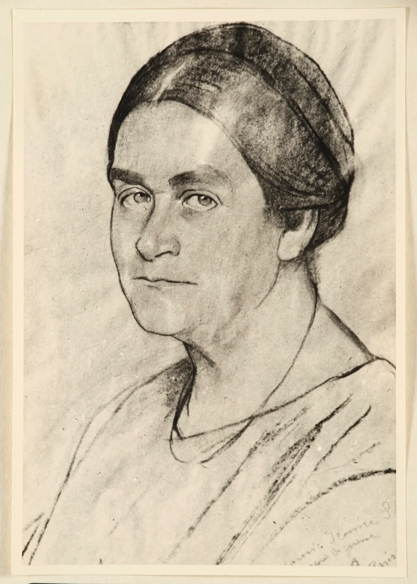 Ottilie W. Roederstein, Jeanne Smith, Zeichnung, 1919