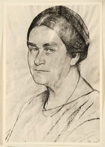 Ottilie W. Roederstein, Jeanne Smith, Zeichnung, 1919