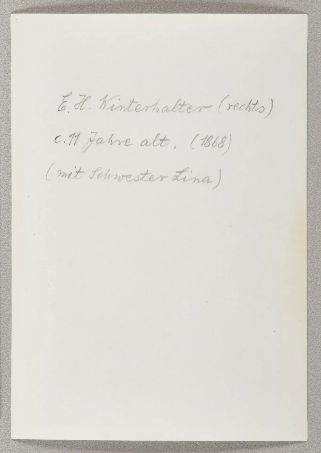 Elisabeth H. und Lina Winterhalter