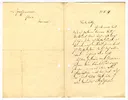 Brief von Anna Edinger an Ottilie W. Roederstein, 11. Februar 1898
