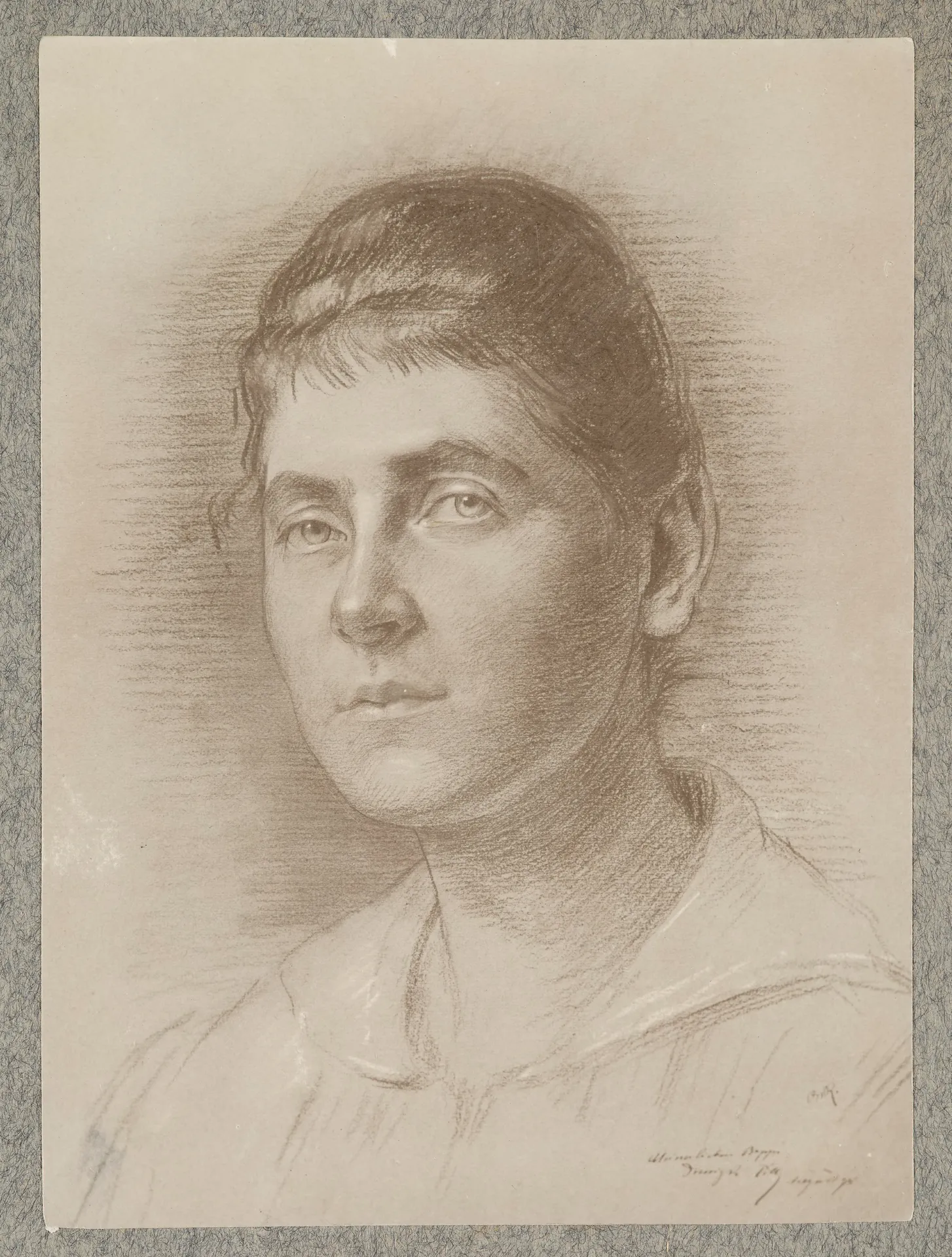 Ottilie W. Roederstein, Gabriele Gräfin von Wartensleben, Zeichnung,1898
