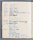 Besucherbuch des Ateliers von Ottilie W. Roederstein in Hofheim am Taunus
