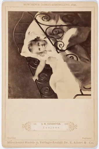 Ottilie W. Roederstein, Bonjour, Gemälde, 1890