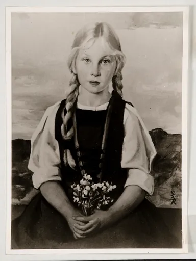 Ottilie W. Roederstein, Fanneli Simmler, Gemälde, 1924