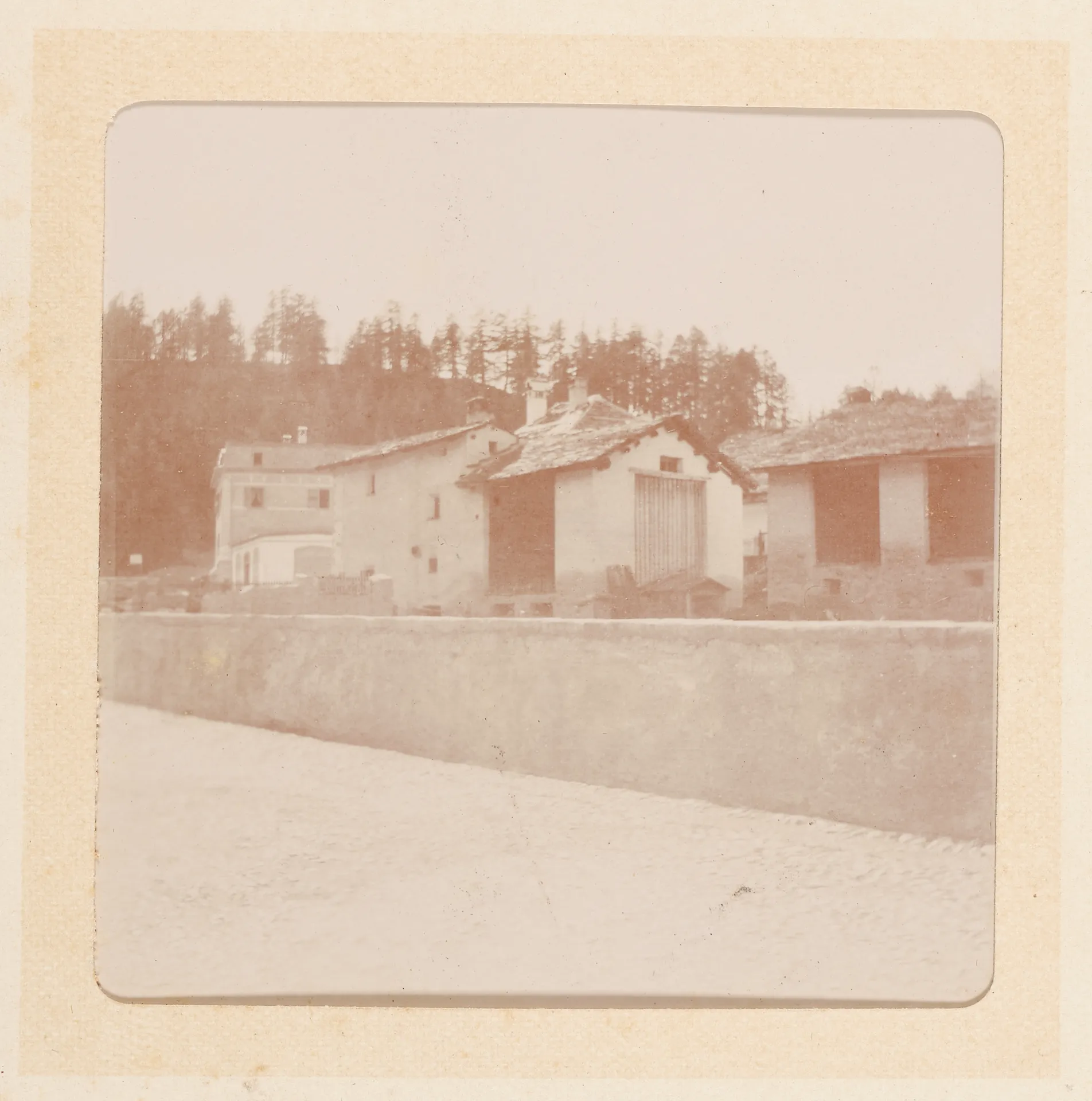 Häuser in Sils im Engadin