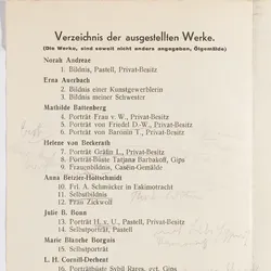 Frauen von Frauen dargestellt, Ausstellung von GEDOK-Mitgliedern im Frankfurter Kunstverein