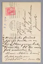 Postkarte von Ottilie W. Roederstein an Sigismund Righini, 5. September 1914