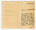 Brief von Dora Hitz an Ottilie W. Roederstein, 1908