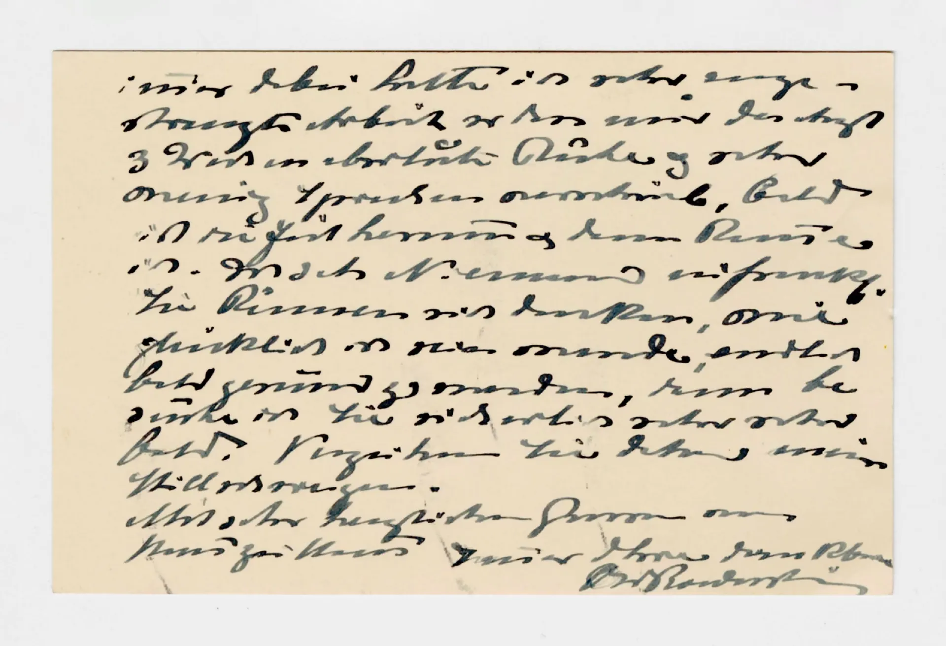 Brief von Ottilie W. Roederstein an Julia Virginia Laengsdorff, 24. September 1929