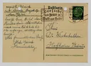 Postkarte von Meta Quarck-Hammerschlag an Elisabeth H. Winterhalter, 13. Juni 1940