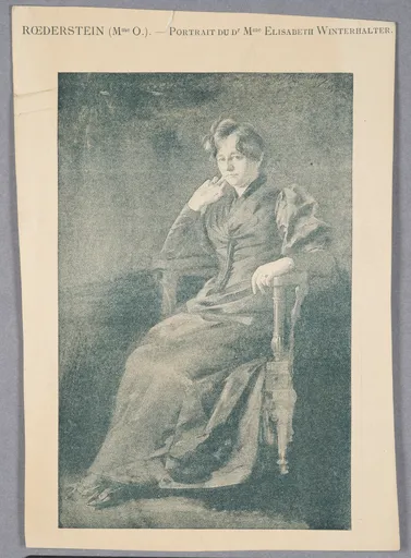 Ottilie W. Roederstein, Elisabeth H. Winterhalter, Gemälde, 1891