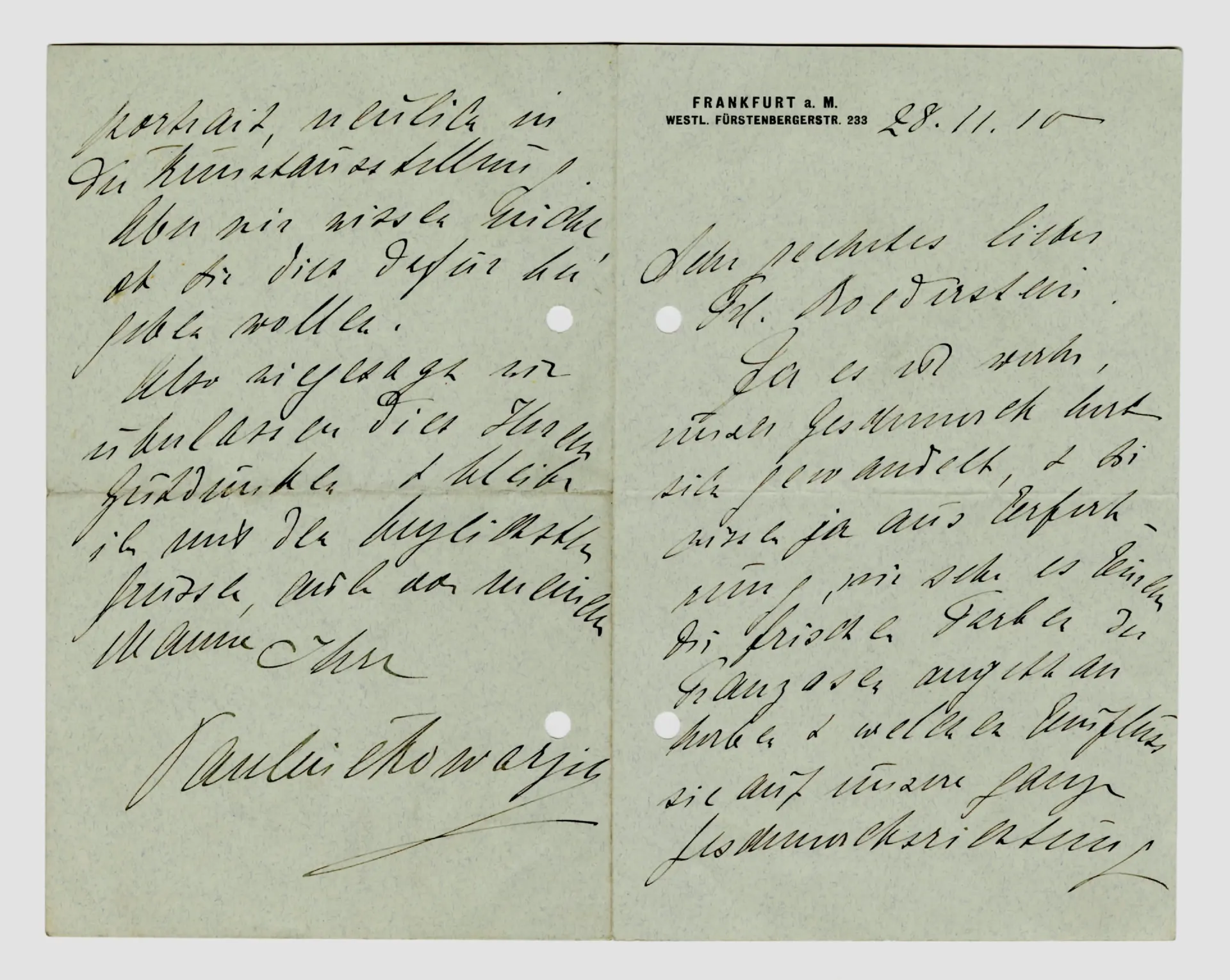 12. Jahresausstellung der Frankfurter Künstler im Frankfurter Kunstverein