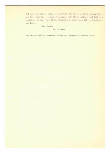 Brief (Transkript) von Maria Waser an Ottilie W. Roederstein, 3. August 1937