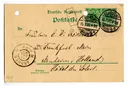Postkarte von Anna Edinger an Ottilie W. Roederstein, 15. Juli 1897