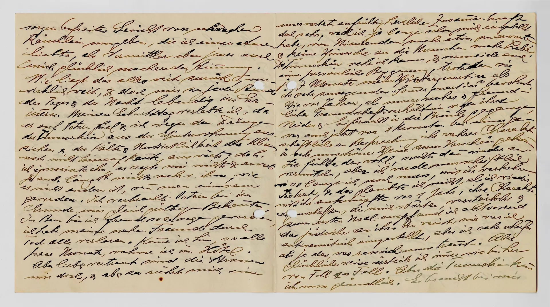 Brief von Martha Sommer an Ottilie W. Roederstein, 22. April 1937